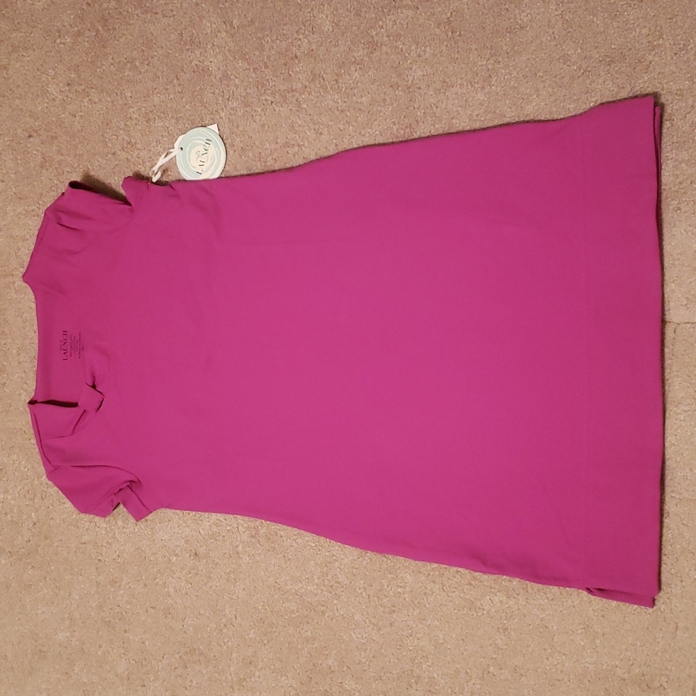 NWT Out 2 Launch Women's Magenta Knot Dress and Shorts 2 Piece Golf Set